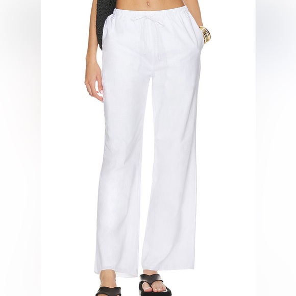 SNDYS. Pants - SNDYS White Linen Pants